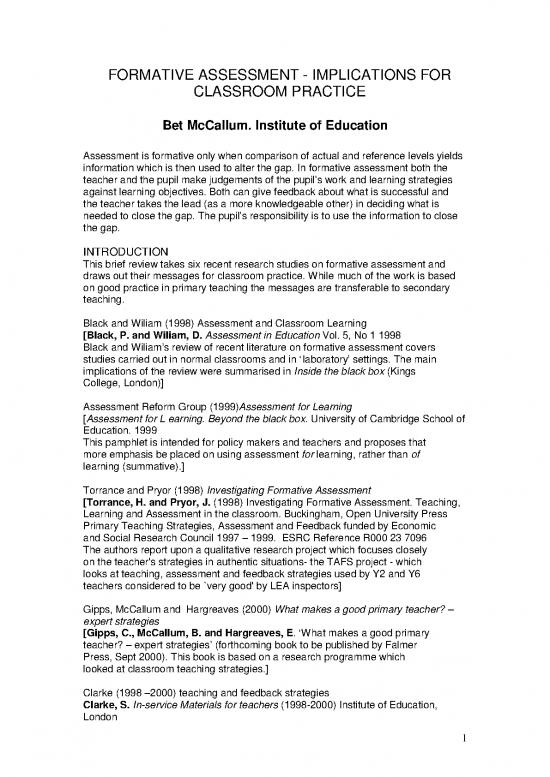 picture_Classroom Assessment Pdf 156918 | Formative(1)