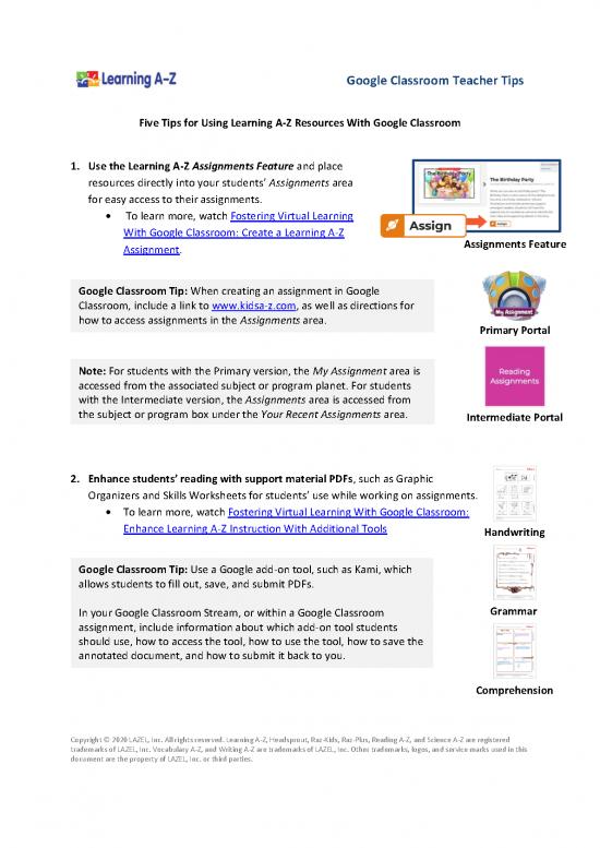 picture1_Classroom Pdf 156729 | Google Classroom Teacher Tips