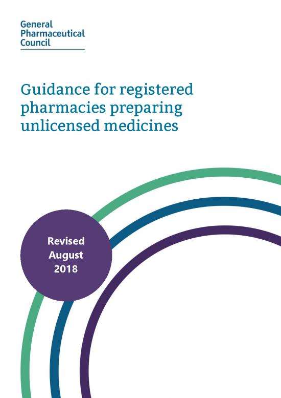picture_Guidance For Registered Pharmacies Preparing Unlicensed Medicines August 2018 0