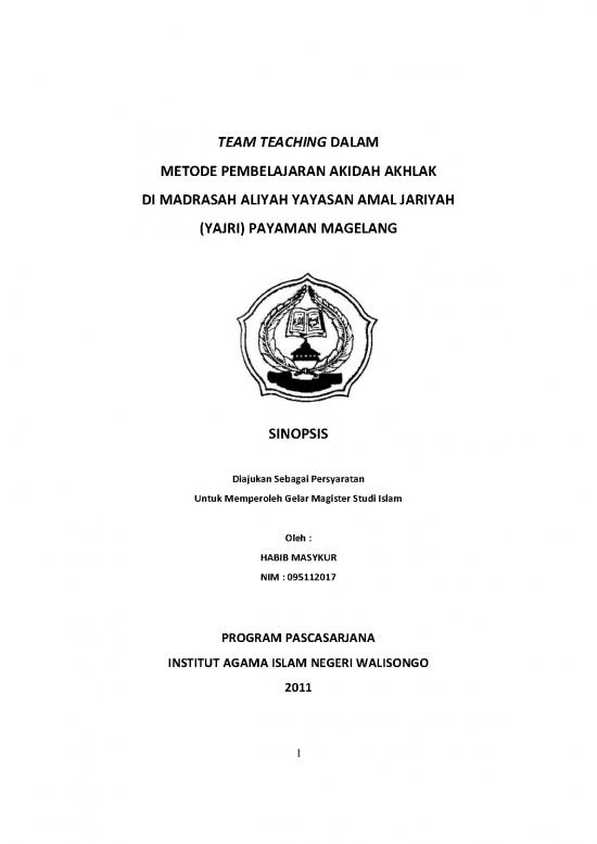 picture1_Team Teaching Pdf 156376 | Habibmasykur Tesis Sinopsis