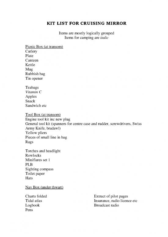 picture1_Oil Pdf 157312 | Kit List For Cruising Mirror