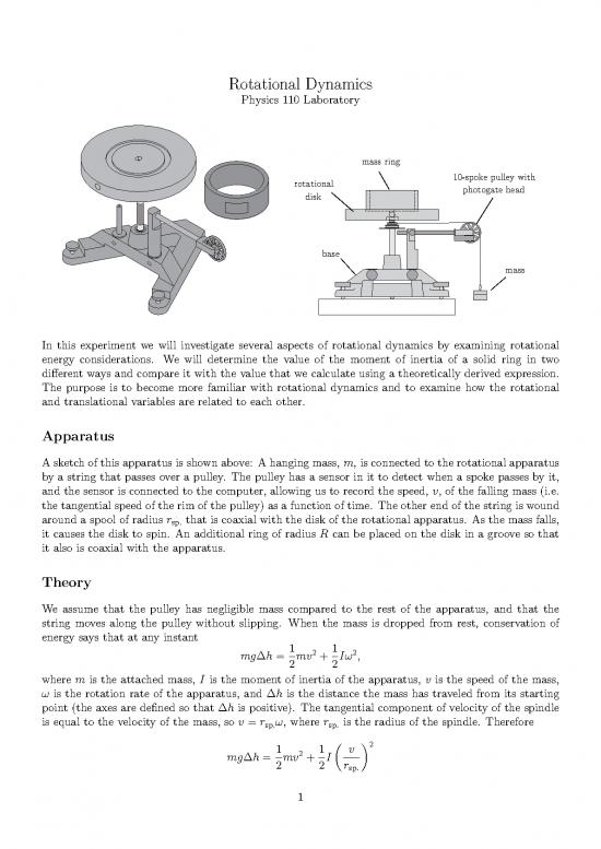 picture1_Rotational Dynamics Pdf 158191 | Lab6rotationaldynamics