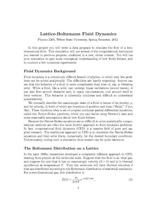 picture Dynamics Pdf 157989 | Latticeboltzmann