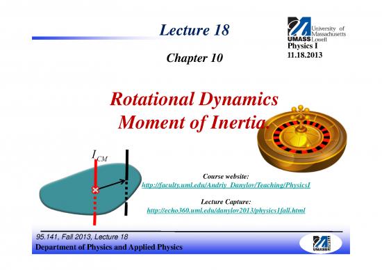 picture Rotational Dynamics Pdf 158165 | Lecture18