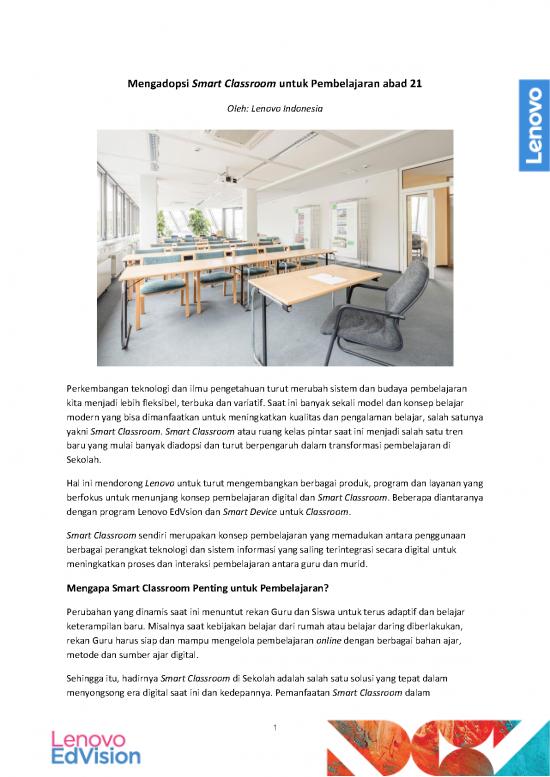 picture_Classroom Pdf 156430 | Mengadopsi Smart Classroom Untuk Pembelajaran Abad 21
