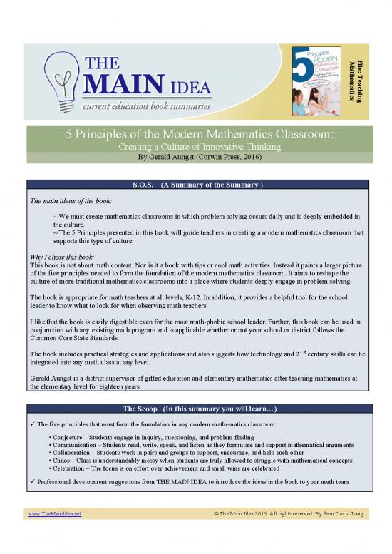 picture1_Problem Solving In Mathematics Pdf 157678 | Modern Maths Classrooms