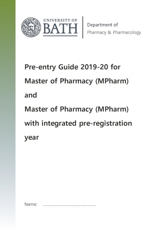 picture1_Career Pdf 156180 | Mpharm Pre Entry Guide 2019 20
