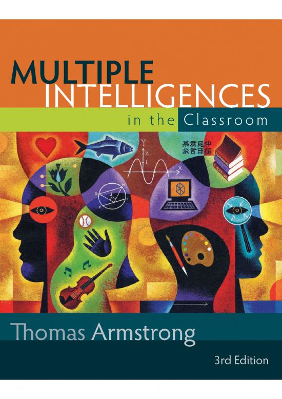 picture Classroom Pdf 156378 | Multiple Intelligencies In The Classroom
