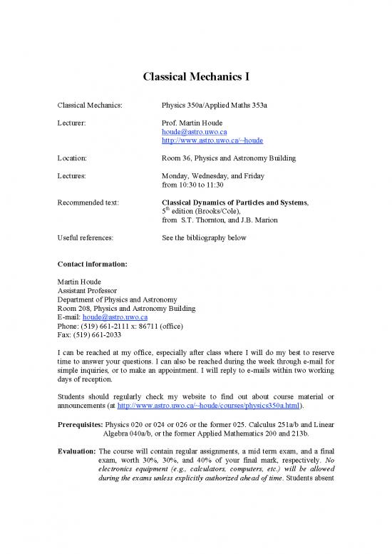 picture1_Dynamics Pdf 157988 | Phy350a Outline