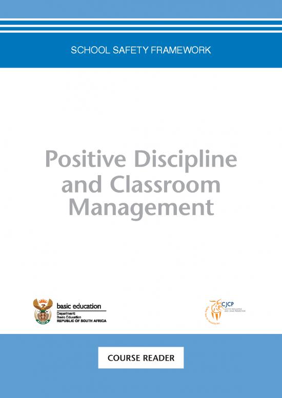 picture1_Classroom Management Pdf 156600 | Positive Classroom Discipline And Classroom Management Reader