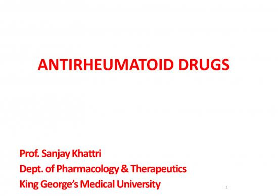 picture_Pro Sanjay Khattri  Anti Rheumatoid Drugs