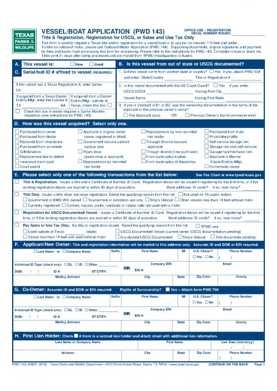 picture_Boat Pdf 157240 | Pwd 143 A0900 Vessel Boat Application