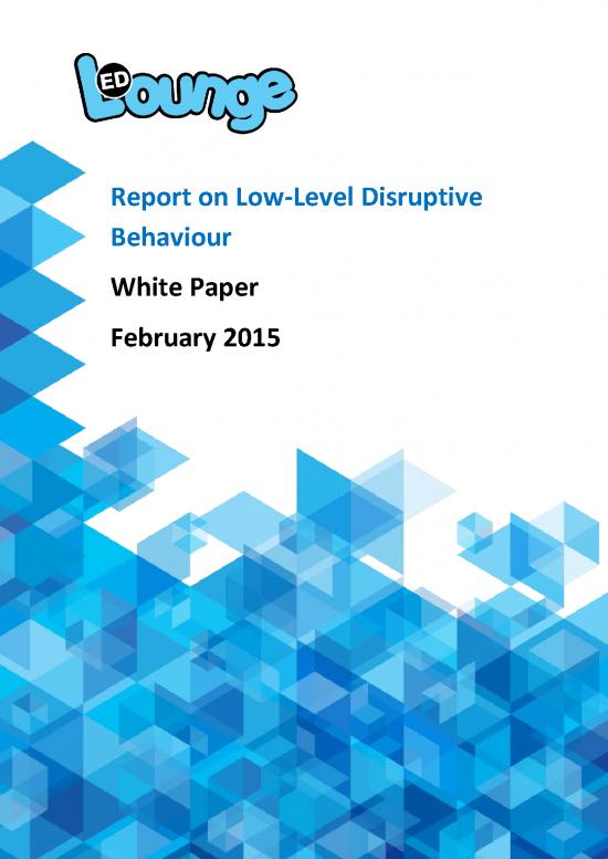 picture Classroom Pdf 156862 | Report Low Level Disruptive Behaviour