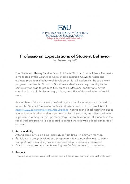 picture Ethics Pdf 156680 | Ssw Prof Expectations Of Student Behavior