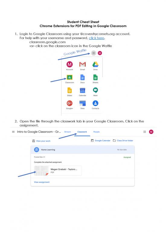 picture1_Classroom Pdf 156654 | Student Cheat Sheet W Link