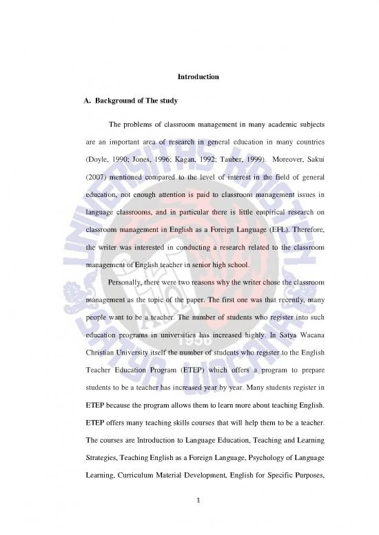 picture Classroom Management Pdf 156528 | T1 112010037 Full Text