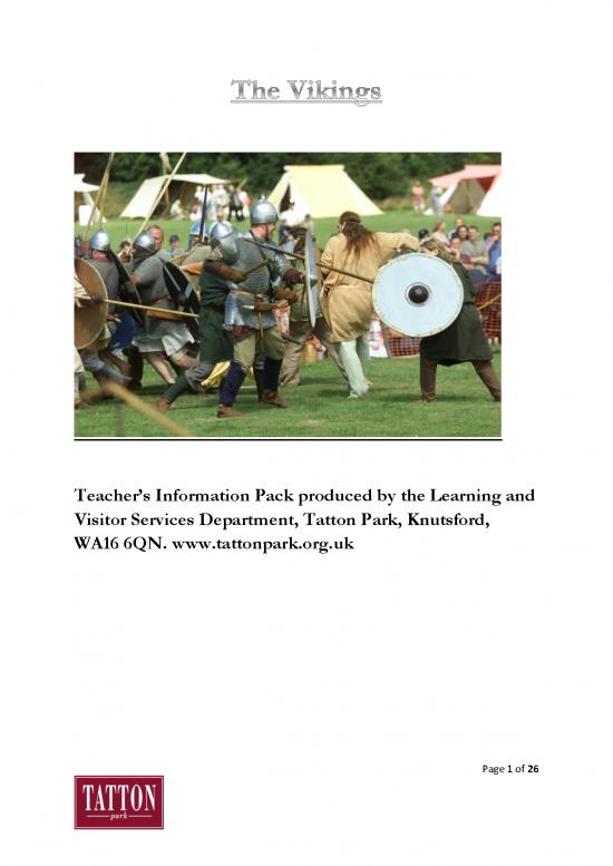 picture_The Vikings Teachers Information Pack