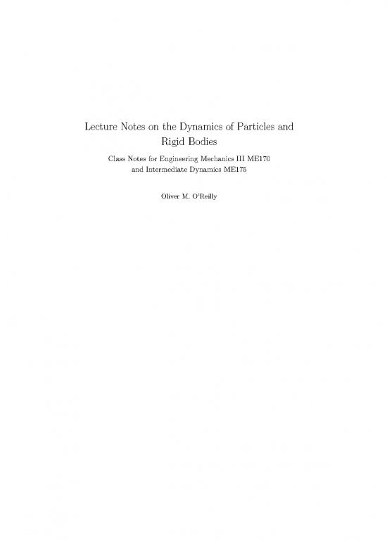 picture Dynamics Of Rigid Bodies Lecture Notes Pdf 158294 | Tushar Kanti Sahadynamics Of A Particle And Rigid Body2020 05 07dynamics Of A Particle And Rigid Body