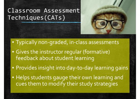 Classroom Pdf 156735 | Classroom Assessment Techniques