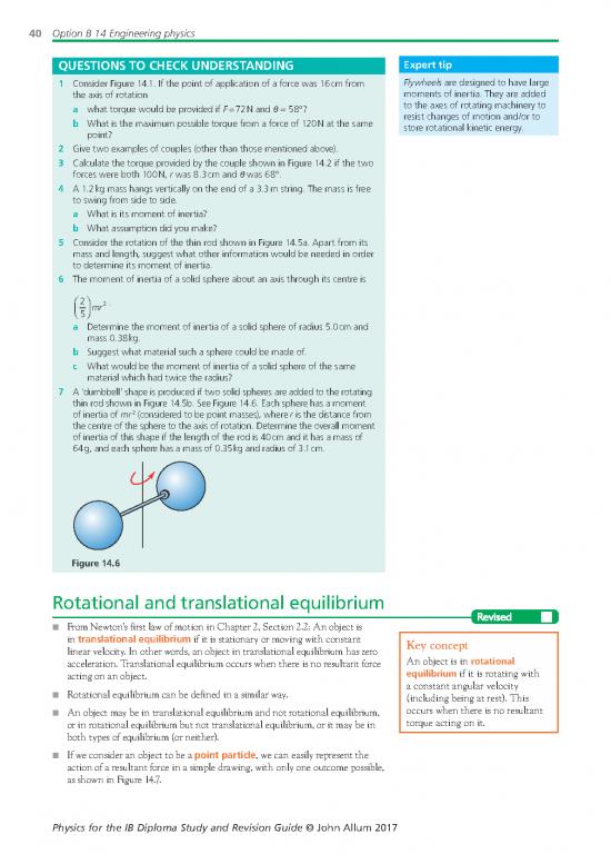 Dynamics Pdf 158054 | Physics Option B