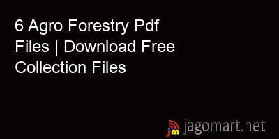 picture 6 Agro Forestry Pdf Files | Download Free Collection Files