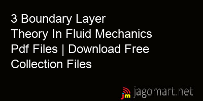 picture 3 Boundary Layer Theory In Fluid Mechanics Pdf Files | Download Free Collection Files