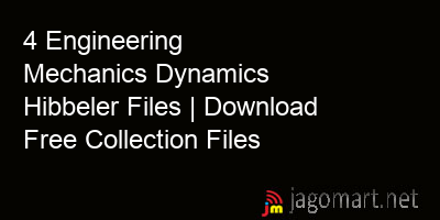 picture 4 Engineering Mechanics Dynamics Hibbeler Files | Download Free Collection Files