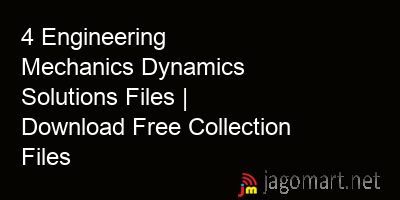picture 4 Engineering Mechanics Dynamics Solutions Files | Download Free Collection Files