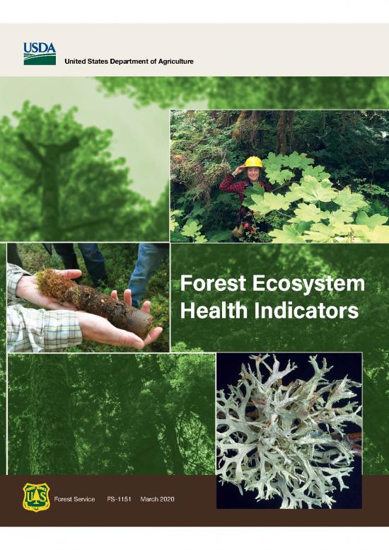 picture_Forest Ecosystem Pdf 159318 | 17827 Forest Service Forest Ecosystem Health Indicators 508