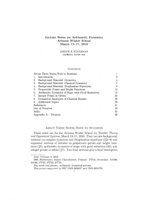 picture_Dynamics Pdf Notes 158525 | 2010silvermannotes