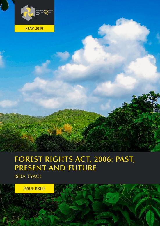 picture Forest Pdf 159157 | 2019 Forest Rights Act 2006