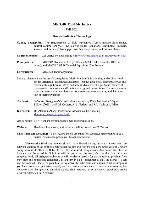 picture Calculus Pdf 158739 | 2 Me3340 Fluids Zhang Brief Syllabus