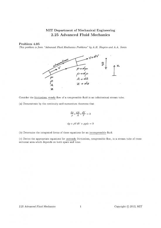 picture Fluid Mechanics Solution 158395 | 4dd2cdea89546907717d095986c4f66e Mit2 25f13 Shapi05 Solu