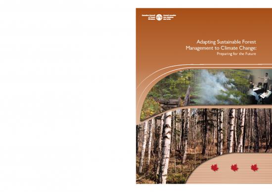 picture Forest Resources Pdf 159235 | Adapting Sustainable Forest Management To Climate Change Preparing For The Future Full Report