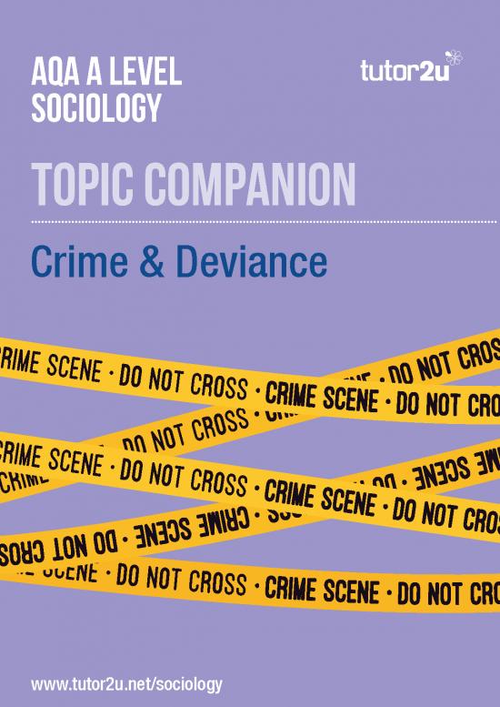 picture_Society Pdf 159987 | Aqa Sociology Topic Companion Crime Deviance Sample