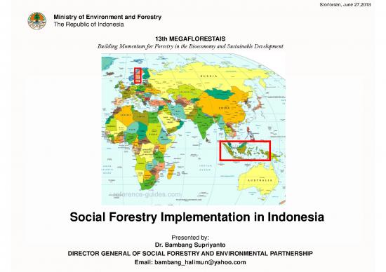 picture Forest Pdf 158944 | Bambang Social Forestry Implementation In Indonesia Updated June 21 2018