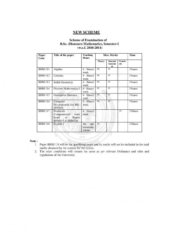 picture1_Geometry Pdf 158652 | Bsc(hons) Mathematics 1st & 6thsem New Scheme
