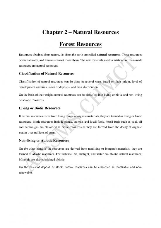 picture1_Forest Resources Pdf 158825 | Bsc Hs Sem Iii Envirnmental Sxciences Hs 307 Chapter 2 Natural Resources Forest Resources