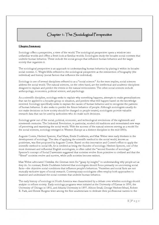 picture Society Pdf 160164 | Chapter 1 Outline