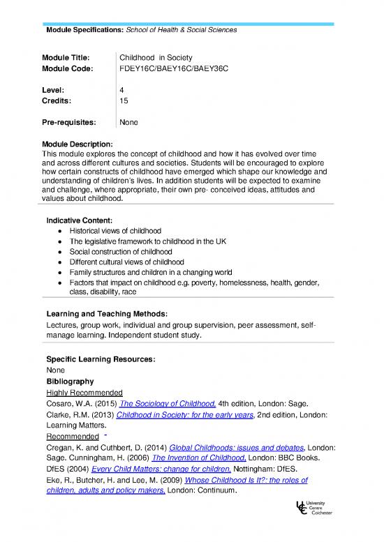 picture_Society Pdf 160152 | Childhood In Society