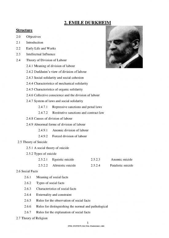 picture_Emile Durkheim Division Of Labour Pdf 159781 | Classical Sociological Theory 2