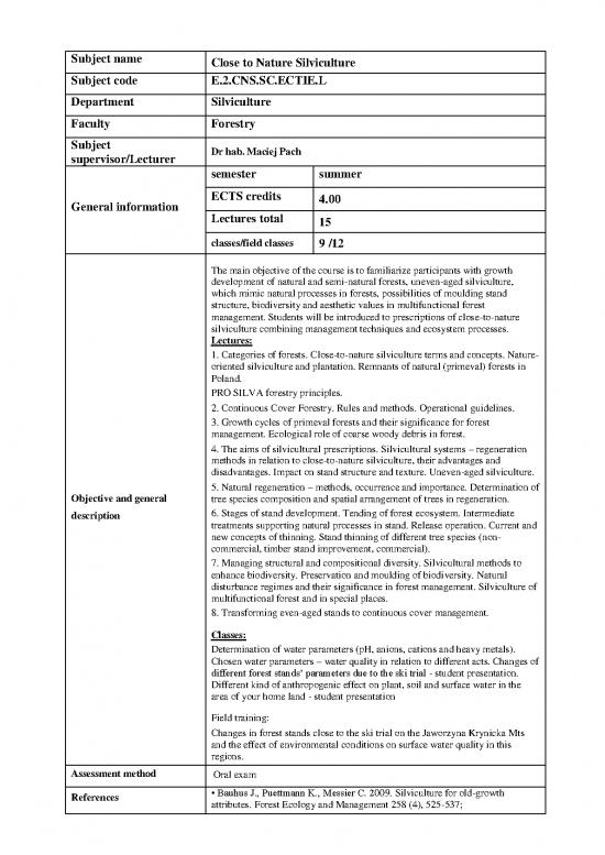 picture_Forest Ecosystem Pdf 159166 | Close To Natura Silviculture