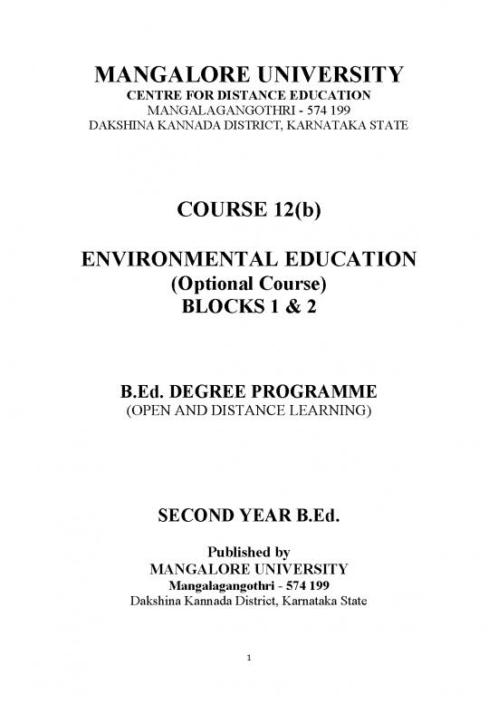 Course 12(b) Environmental Education (english Version)