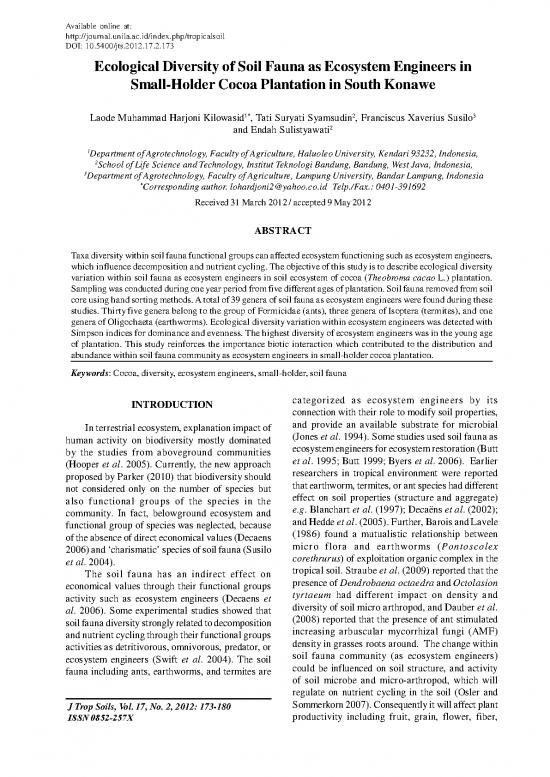 picture1_Ecosystem Diversity Pdf 160744 | Ecological Diversity Of Soil Fauna As Ecosystem Engineers In