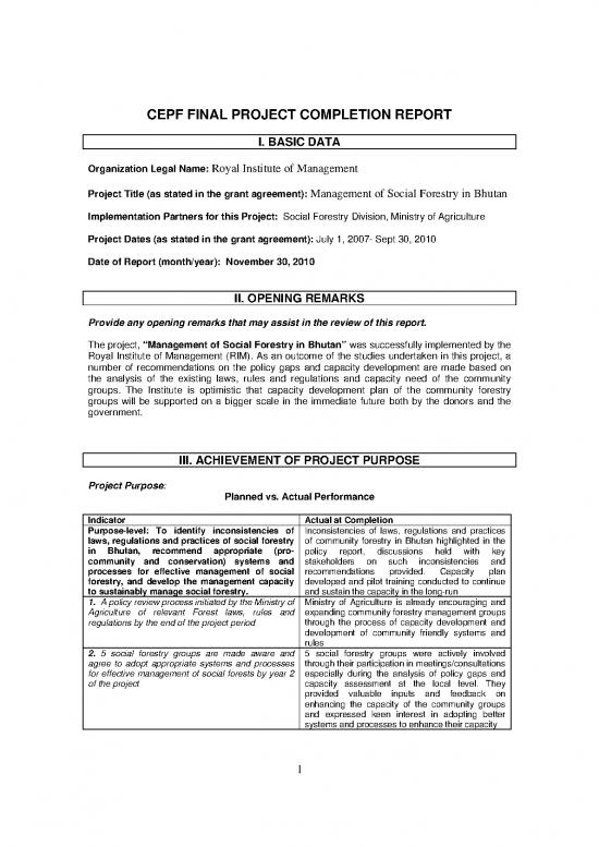 picture1_Forestry Management Plan Example 159238 | Final Social Forestry Bhutan