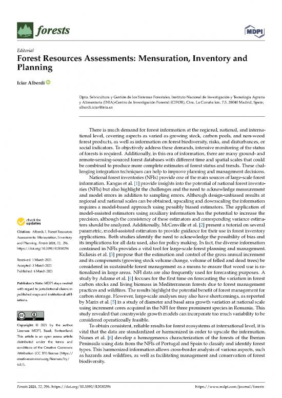 picture Forest Resources Pdf 158861 | Forest Resources Assessments Mensuration Inventory