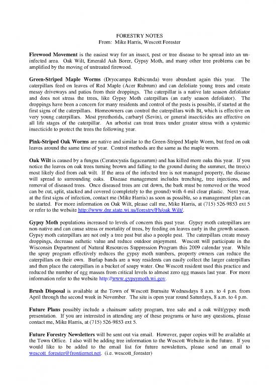 picture Forestry Notes Pdf 159172 | Forestry Newsletter