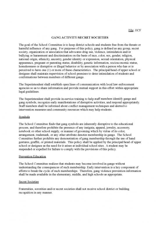 picture Society Pdf 160154 | Gangs Policy