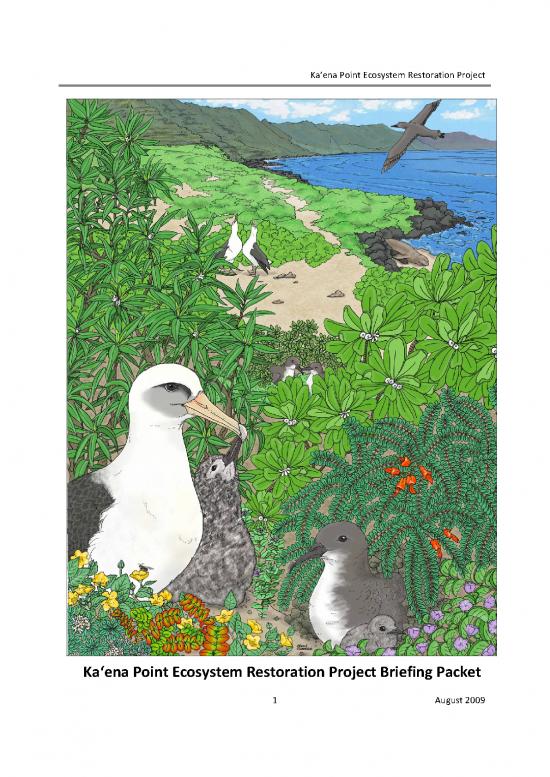 picture Ecosystem Project Pdf 160551 | Kaena Ecosystem Restoration Project Briefing Packet
