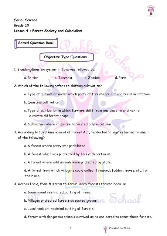 picture_Forest Pdf 159440 | Lesson 4 History Forest Society And Colonialism